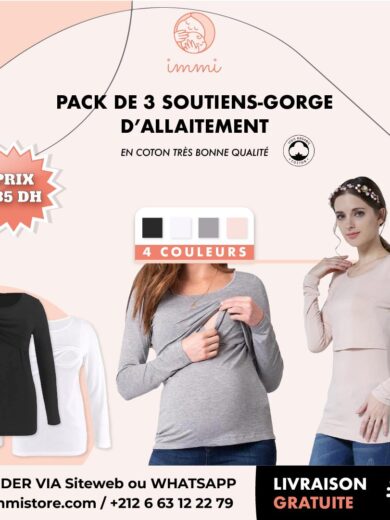 Pull d’allaitement manches longues 7004