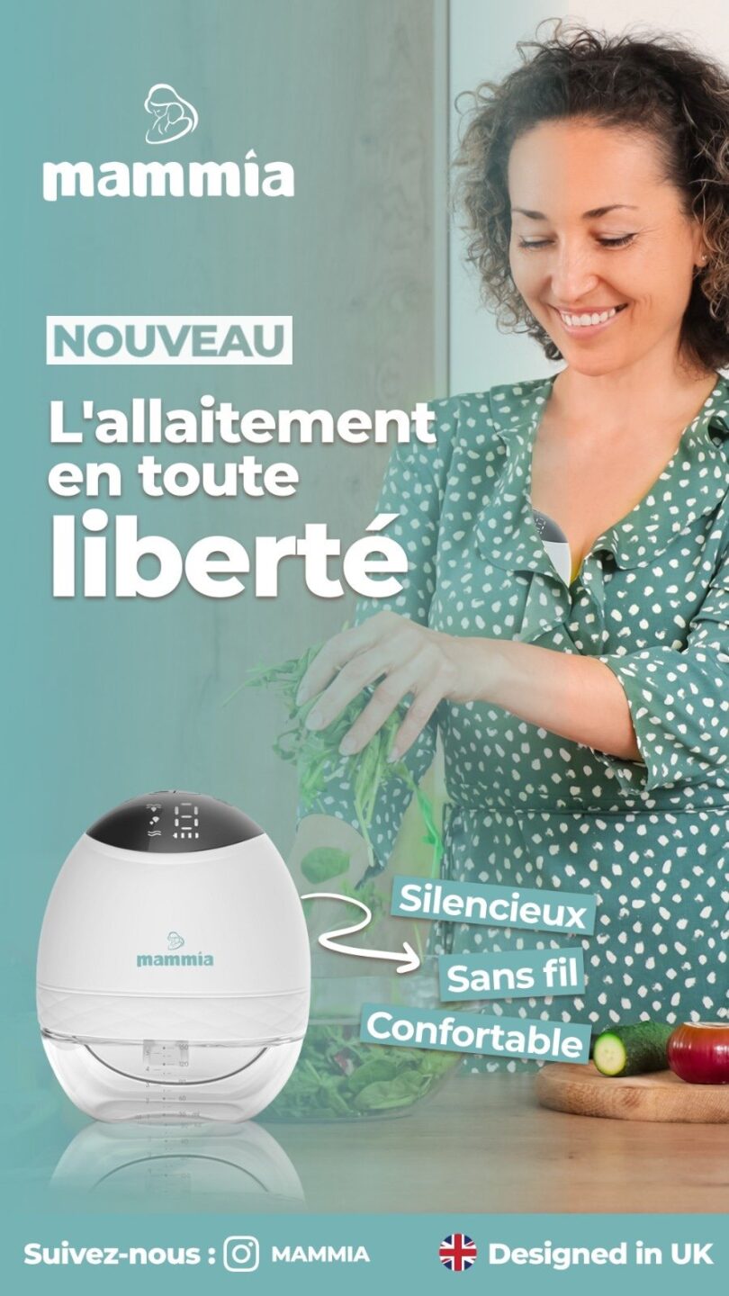 Tire lait main libre 4 modes MAMMIA – Image 3