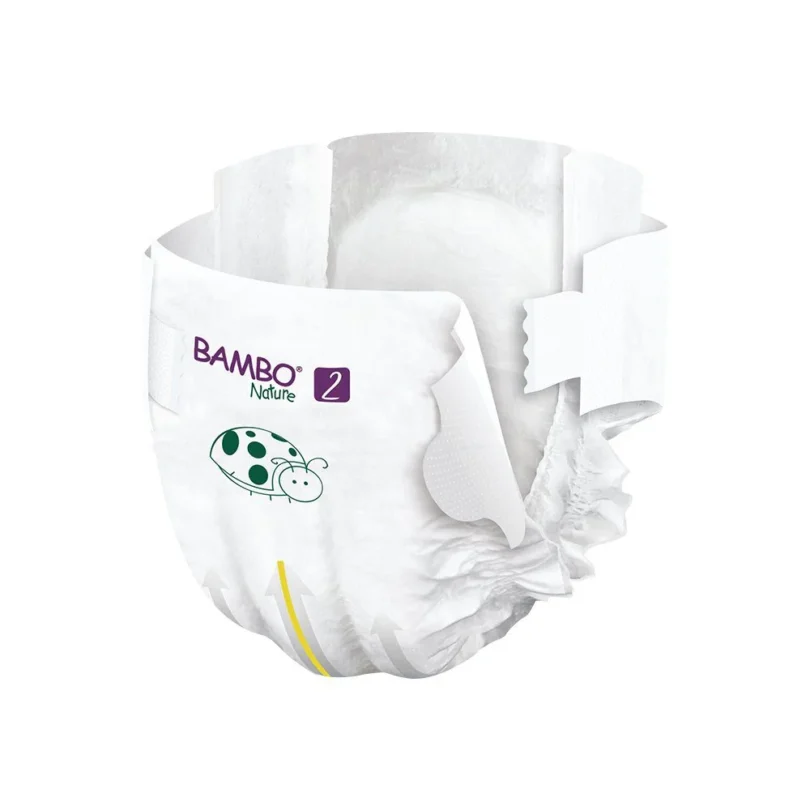 Couches Bambo Nature taille 3 (4-8kg) 52 unités – Image 2