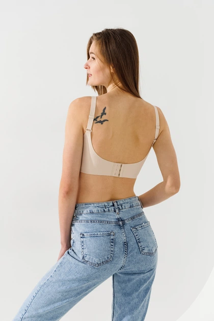 Soutien-gorge d'allaitement rembourré sans armature en polyamide 492 – Image 4