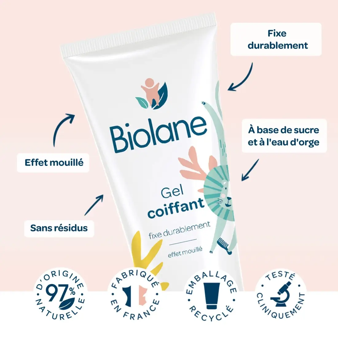 Biolane Gel Coiffant 100ml – Image 4