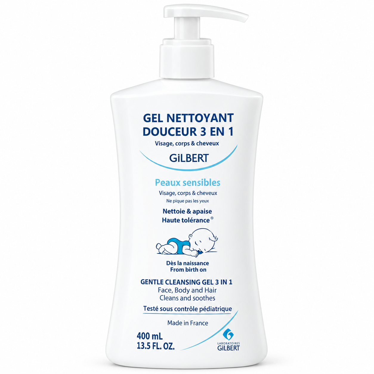 Gilbert Gel Nettoyant Douceur 3en1 Bebe
