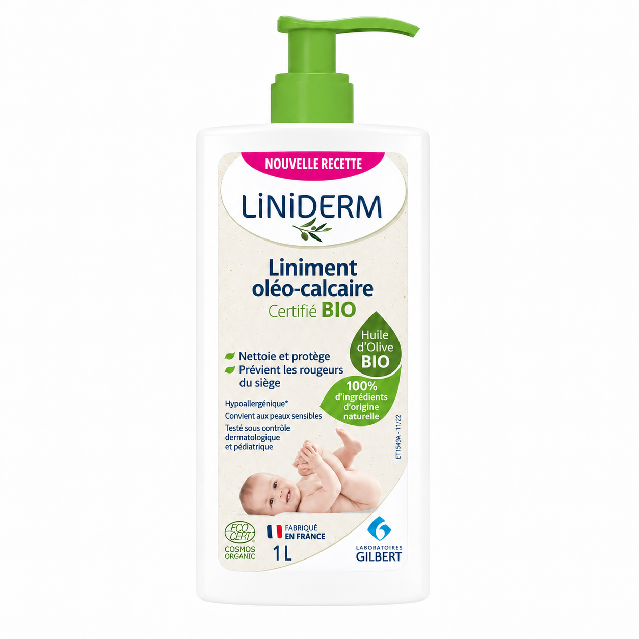 GILBERT LINIDERM NEUTRADERM LINIMENT OLEO CALCAIRE PEAUX SENSIBLES
