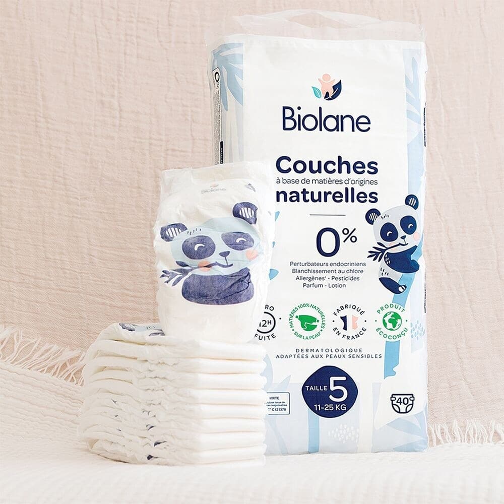 Biolane Couches Écologiques Taille 5 (11-25kg) - 40 Unités – Image 4