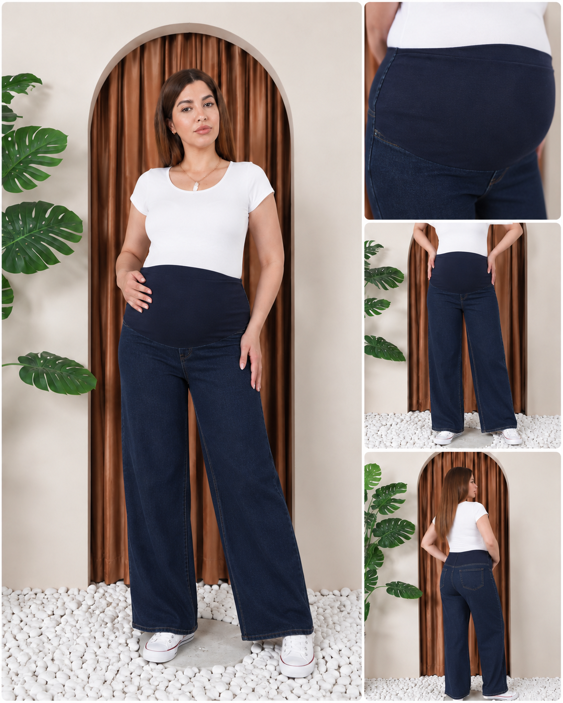 Jeans foncé de grossesse 44236