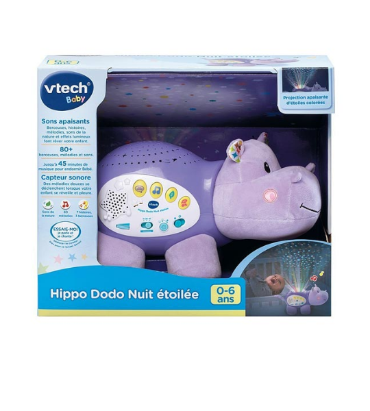 VEILLEUSE HIPPO DODO NUIT ÉTOILÉE – VTECH – Image 3