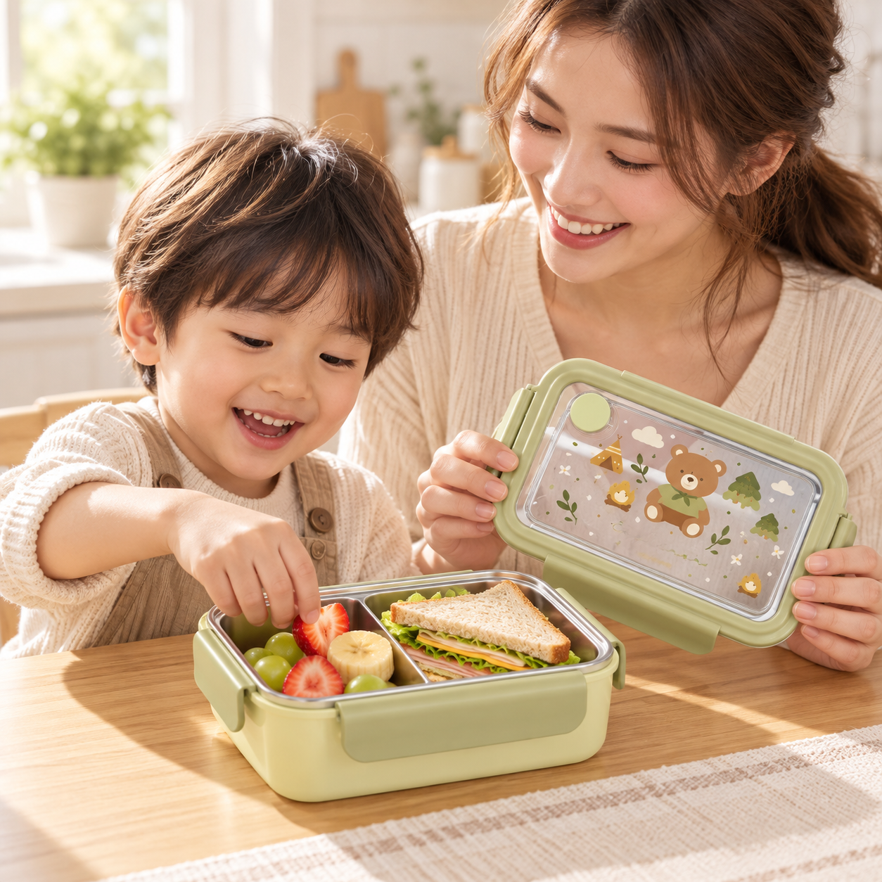 Miniland Steel Lunchbox– Boîte repas acier – Image 3