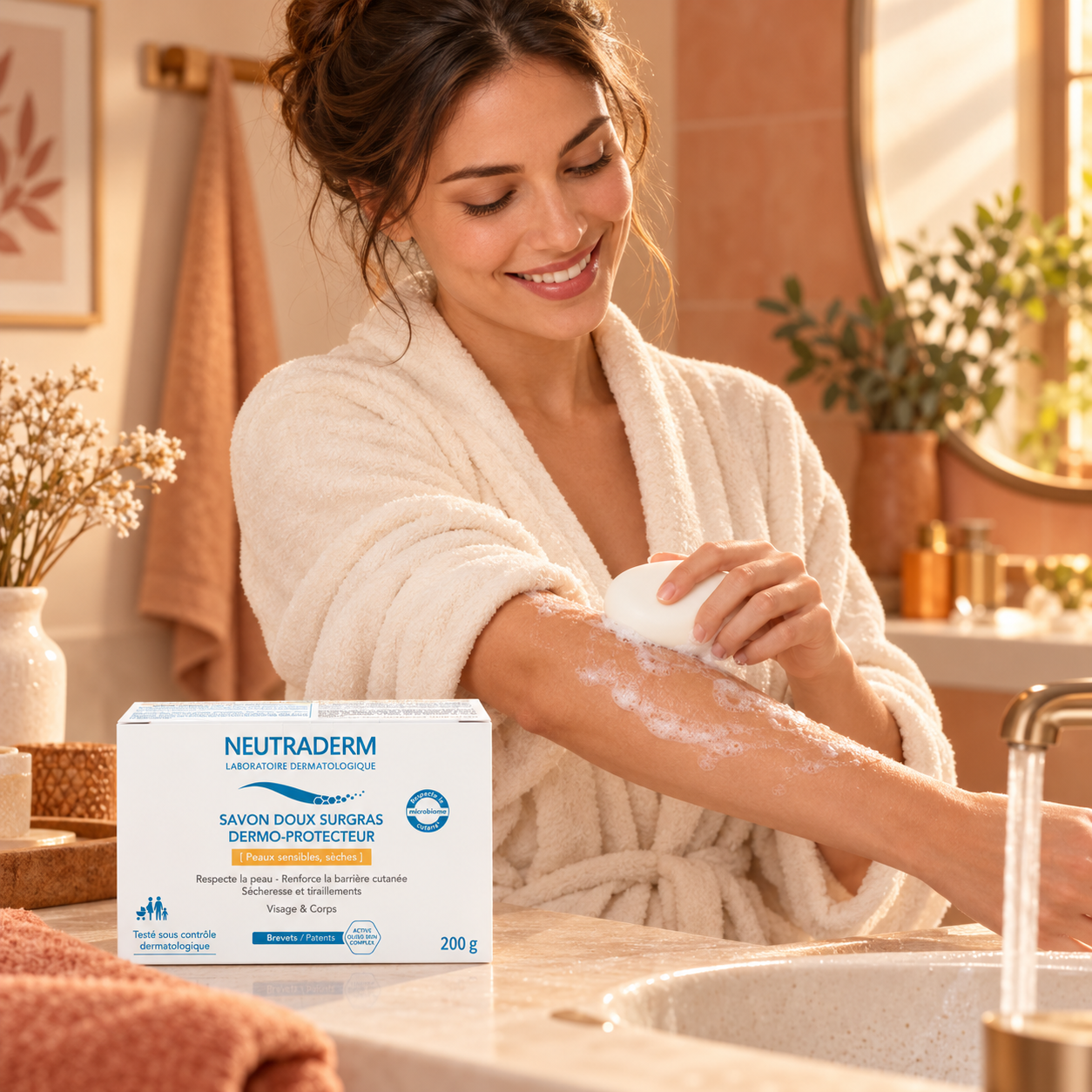 Neutraderm Savon Doux Surgras dermo-protecteur 200g – Image 2