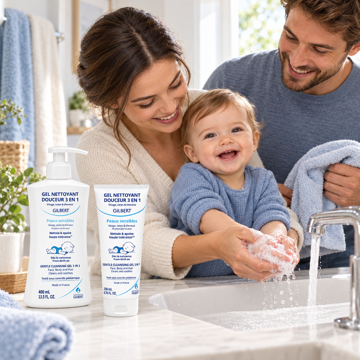 Gilbert Gel Nettoyant Douceur 3en1 Bebe – Image 3