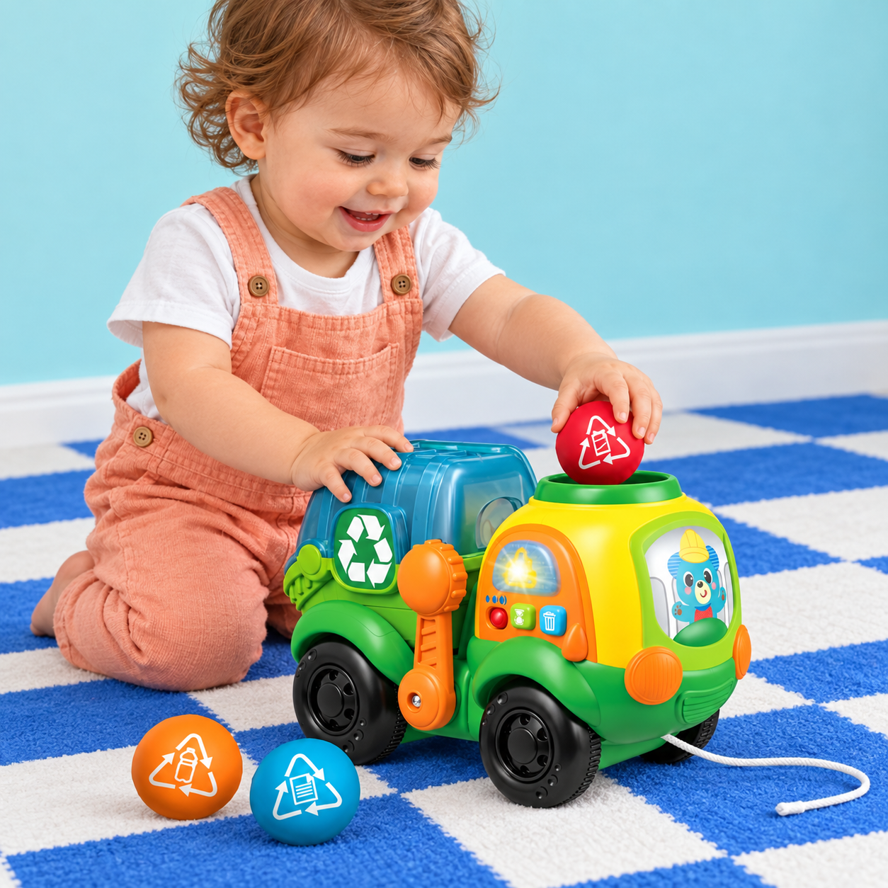 Winfun Camion de Recyclage à Tirer 12M+ – Image 3